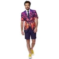 Produktbild: Opposuits Partyanzug Shorts Suit Suave Sunset Anzug - Sommer Strand, Südsee-Feeling in Anzugform lila 50