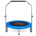 Produktbild: HyperMotion, Kinder- und Jugendtrampolin für drinnen & draußen, 96 cm Fitness-Trampolin, faltbar mit 6 Standbeinen, belastbar bis 25 kg - Gartentrampolin für Kinder ab 3 Jahren