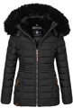 Produktbild: Navahoo Winterjacke Navahoo Umay Princess Damen Winter Steppjacke B900 mit kuschligem Teddyfell und abnehmbarer Kapuze