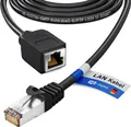 Produktbild: hb-digital Patchkabel Verlängerung 10m CAT7 RJ45 S/FTP PiMF LSZH schwarz