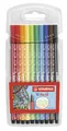 Produktbild: Stabilo® 6810-PL Fasermaler Pen 68 - Etui, 10 Farben