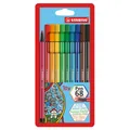 Produktbild: (0,90€/Stück) Stabilo Pen 68 Kunststoffetui mit 10 Farben