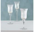 Produktbild: BOLTZE GRUPPE GmbH Windlicht Windlicht Manou Glas lackiert transparent H 30-40 cm 3er Set