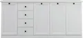 Produktbild: trendteam Wohnen Sideboard BrandsonBaxter Weiß Nachbildung 195 x 88 x 41 cm