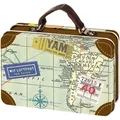 Produktbild: Moses Geschenkbox 82342, Fernweh Mini-Reisekoffer, 10,5 x 7,3 x 3,8cm, Metall, Koffer