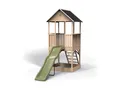 Produktbild: EXIT TOYS Panorama Holzspielhaus mit Rutsche (Sandkasten)