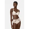 Produktbild: Mey Bügel-BH Mey Damen Spacer-BH, Full Cup Serie Luxurious Uni (1-tlg., 1) 3D-Cups, atmungsaktiv, mit Bügel, zweifarbige Spitze, Zierträger weiß 90