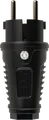 Produktbild: TAUR2 0512-SS - Vollgummi-Stecker Taurus2, Typ F - CEE 7/4, schwarz