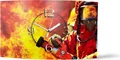 Produktbild: Feuerwehr Designer Wanduhr modernes Wanduhren Design leise kein ticken dixtime 3DS-0062