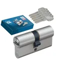 Produktbild: BASI | V55 Profil-Doppelzylinder 35/55 mm | Not- und Gefahrenfunktion | Zylinderschloss | 5 Wendeschlüssel & Codekarte | Bohrmuldenschlüssel | Pickingschutz & Anbohrschutz | Verschiedenschließend