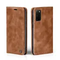 Produktbild: Handy Hülle für Samsung Galaxy S20 Klapp Magnet Smartphone Cover Case Braun