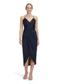 Produktbild: Vera Mont Damen Abendkleid mit Raffung 40, Night Sky