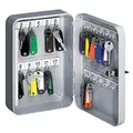 Produktbild: WEDO Schlüsselkasten grau mit 24 Haken Sicherheitsschloss