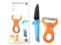 Produktbild: WMF Willy Mia Fred Kids Koch Set Animal 2 tlg Sparschäler + Messer für Kinder