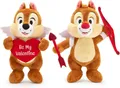Produktbild: Disney Store Offiziell Chip n Dale Valentienstag Sweethearts 30cm Plüsch Toy Set