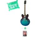 Produktbild: Epiphone ES-335 Figured Blueberry Burst E-Gitarren Set mit Maestro Invader Pedal - E-Gitarren Set