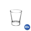 Produktbild: 48x Gläser Aus Transparentem Glas Bormioli Caffeino CL8,5
