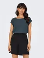 Produktbild: ONLY Kurzarmbluse ONLVIC – feminines Blusenshirt in lockerer Form Materialmix, regular fit