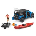 Produktbild: BRUDER Jeep Wrangler Rubicon Unlimited mit Kajak 12182