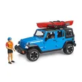 Produktbild: BRUDER Spielzeug Auto Jeep Wrangler Rubicon Unlimited mit Kajak + Figur / 02529