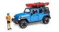 Produktbild: BRUDER - JEEP Wrangler rubicon mit Kajak und Figur - 1/16 - BRU2529