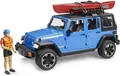 Produktbild: bruder 02529 - Jeep Wrangler Rubicon Unlimited mit Kajak & Figur - 1:16, Offroad