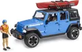 Produktbild: Bruder Spielfahrzeug Jeep Wrangler Rubicon Unlimited mit Kajak und Figur 02529