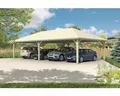 Produktbild: Vierer-Carport SKAN HOLZ Taunus mit Pfostenankern 1176x634 cm natur