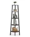 Produktbild: VASAGLE Eckregal, Bücherregal, mit 4/5 Ebenen, H: 125/159cm, mit Stahlrahmen