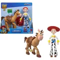 Produktbild: Mattel 2er-Pack von Jessie und Bully Actionfiguren im 18-cm-Spielmassstab aus Disney Pixar Toy Story (JKV21)