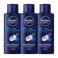 Produktbild: NIVEA MEN Body Lotion Revitalisierend Erfrischend 24h Feuchtigkeit 3 x 250 ml