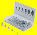 Produktbild: BGS 14127 Sortiment Satz Set Nietmuttern Gewindehülsen Aluminium 150 teilig