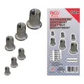 Produktbild: BGS-14127 Nietmuttern-Sortiment, Aluminium, 150-tlg.