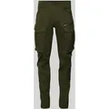 Produktbild: G-Star Raw Regular Tapered Fit Cargohose mit Reißverschlusstasche in Oliv, Größe 32/32