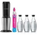 Produktbild: SodaStream Wassersprudler CRYSTAL 3.0 - Wassersprudler Vorteilspack - schwarz schwarz