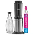 Produktbild: SODASTREAM CRYSTAL 3.0 Wassersprudler titan, Vorteilspack (3x Glaskar.