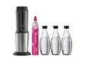 Produktbild: SodaStream Wassersprudler Crystal inkl. 3 Flaschen, Titanfarben, 29x45x20 cm, ISO 9001, Dekra, Küchengeräte, Wasseraufbereitung, Wassersprudler