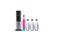 Produktbild: CRYSTAL 3.0 Wassersprudler titan, Vorteilspack inkl 3x Glasflasche, 1x Quick-Connect Zylinder