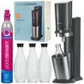 Produktbild: NEU SodaStream Crystal 3 0 Wassersprudler 3 Glaskaraffen CO2 Zylinder