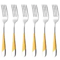 Produktbild: Signature Lot de 6 fourchettes à dîner Doré Tafelgablen Gold