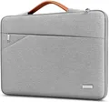 Produktbild: TECOOL 13,3 Zoll Laptop Tasche Hülle für MacBook Air 13 13,6 M4 M3 M2 M1(2025 2024-2010), MacBook Pro 14/13 M4 M3 M2 M1(2024-2012), 13,3'' Laptoptasche Wasserdicht Schutzhülle, Grau