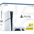 Produktbild: PlayStation 5 Slim mit Laufwerk + Zusätzlicher Controller Weiß