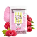 Produktbild: Belissia Aromazucker | 250g Zuckerwatte Zucker mit Himbeere Geschmack | Intensiver Aromazucker für jede Zuckerwattemaschine | Geeignet für Dessert, Popcorn, Kratzeis, Slush, Cocktails uvm.