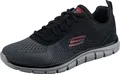 Produktbild: Skechers Herren Track Ripkent Sneaker, Black Mesh Charcoal Trim, 43 EU