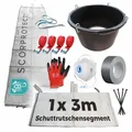 Produktbild: Scorprotect® Schuttrutsche Bauschuttrutsche 3 m flexibel mit Einfülltrichter und Zubehör