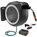 Produktbild: GARDENA PowerRoll XL Ready-to-use Set Akku-Wand-Schlauchbox, 35m
