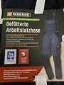 Produktbild: Parkside gefütterte Herren Arbeitslatzhose Arbeitshose Warm dunkel Blau  52