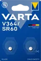 Produktbild: VARTA SILVER Coin V364/SR60 Blister 2 Uhrenbatterien, SILVER Coin