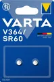 Produktbild: VARTA Batterien Knopfzellen V364/SR60 , 2 Stück, Silver Coin, 1,55V