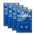 Produktbild: 4x 2er Blister Varta Knopfzelle Silver Oxide V364 SR60 1,55 V Batterien 364